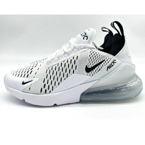 New Nike Air Max 270 Women's Size 5.5 White Black Running Shoes AH6789-100 - Picture 6 of 14